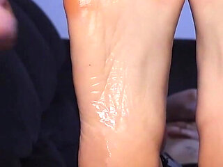 Can't Oppose Warm Cum on My Laughing Ticklish Soles - Foot Play Finish
