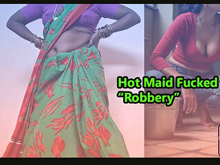 Desi Indian Maid Seduces Owner For Robbery In Hotel - Hot Tamil Sex