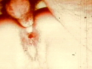 Sepia Vintage Anal Loop with Close-up Retro Backdoor Worship
