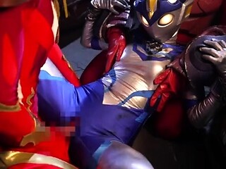 two women fetish latex asslicking and anal mff