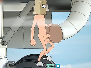 Fuckerman skyfuck - Celebrities and sexy flight attendants fucking on the plane