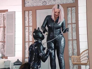 Latex Rubber Fetish Roleplay Games (my Old Video) - Positive Femdom Female Domination Arya Grander