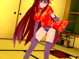 Rias Gremory Kimono Sex at the Festival, Hsdxd Ntr Madness E9