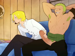Zoro x Sanji Pirates bonding on their free time [One Piece]
