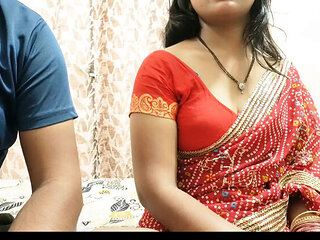 Desi Bhabhi Surprised by Naked Devar After Shower - Hindi Audio Sex with Big Tits & Creampie