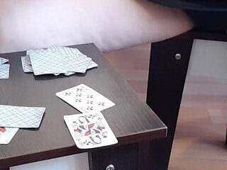 A Card Game Ended in a Homemade Lesbian Threesome