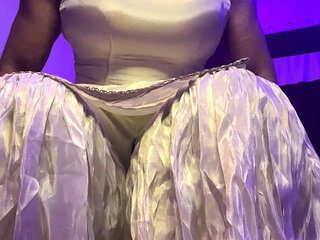 crossdresser silk and satin big boobs showing big butts