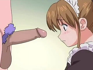Busty Japanese maid is trained as a sex slave