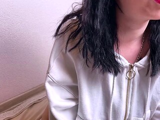 Brunette Masturbates for Neighbor