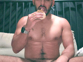Good trainer makes you take your protein now open your fucking mouth