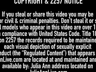 Milf scene with funny Julia Ann from Julia Ann Live