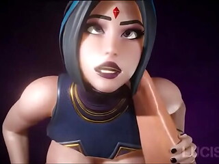 Fortnite - Rachel Roth Standing Creampie