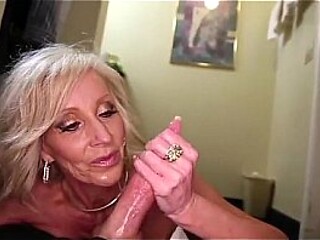 Horny old lady cougars get their creamy pie in this POV bangout! This 50+