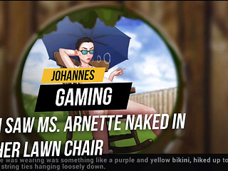 Taffy tales #9: I saw Ms. Arnette naked in her lawn chair