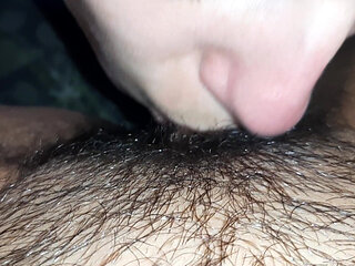 My Girlfriend Sucks, Bites, Sucks, Licks My Hairy Pussy