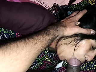 Cute girl fucked his mouth
