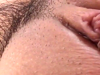 Asian Sluty Scene 4 Sexy Busty Japanese Blonde Fucking Her Hairy Pussy and Final Creampie