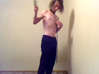 Spanking My Delicious Asshole Wmy Hairbrush