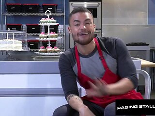 RagingStallion -  Hunk Cake Maker Railed By Massive BBC