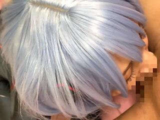 Japanese Anime Cosplay Rei Ayanami -