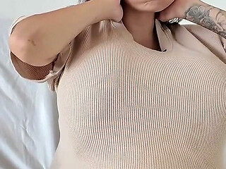 Body Inflation Big Tits and Belly