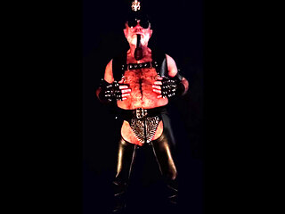 Leather Chaps, Spikes and Pipe