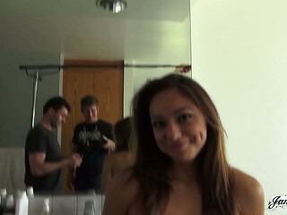 Sara Luvv Blocks Bathroom Scene in James Deen BTS