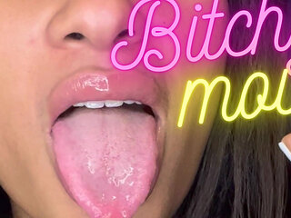 Bitchy Lips Mouth Fetish