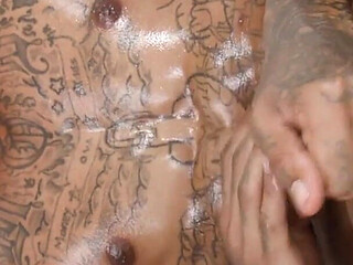 Inked Stud Ralph Whoren Gets His Hairy Pits Worshiped!