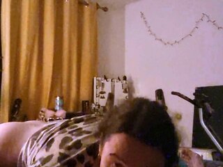 Sucking older bf's big dick until he fucks me deep