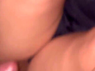 POV of My Wife Sucking Slowly, Taking It Doggystyle and Getting Cum in Her Mouth