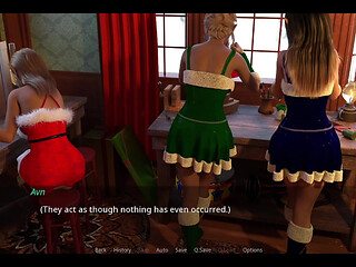 The Lust City - 18 Year Old Busty Cristmas Elf Shows Her Beautiful Body for Santa After She Disappointed Him