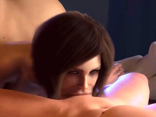 Stepson Fucks Stepmom In Bed, Husband Dozes Off Next To Them