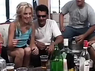 Petite Blonde Juliana Kincaid Takes Double Penetration Threesome Anal & Cum in Mouth