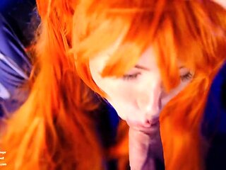 Scorching Biotch Asuka Langley. Grubby Suck off and Labia Internal ejaculation (Sara Yurikawa)