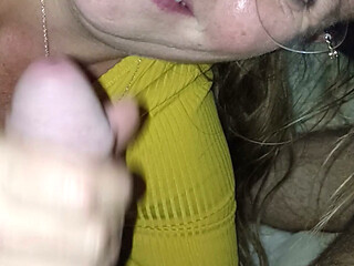 Jade wakes me up and sucks me for a long time