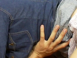 Brunette slut rides a cock and loving it