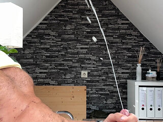 Massive cumshot after 7 days