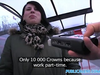 Enticing dear's public smut