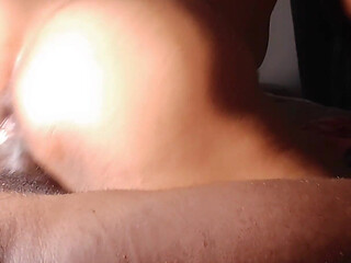 He Loves Seeing My Petite Ass Ride His Massive Cock
