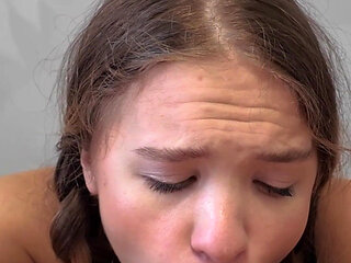 Couldn't Oppose of Stepsister's Blowjob