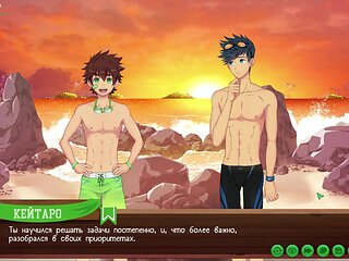 Scene 8 Sex on the beach between Keitaro and Natsumi a