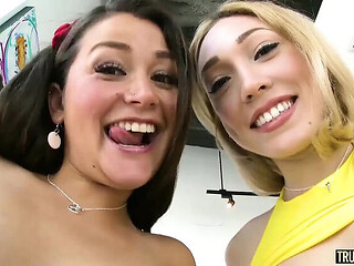 Allie Haze & Lily Labeau Get Their Assholes Drilled Hard - True Anal