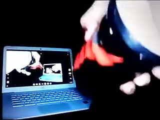 Angel fucking her wet pussy
