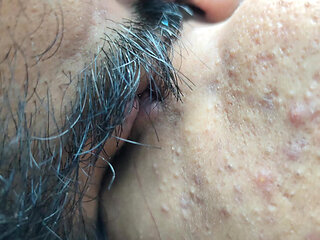 Neck kiss with lip lock in nighty