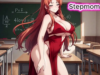 JOI Stepmom Hot Teacher Self Pleasure - Come with me 100% You'll cum - Dirty Talk