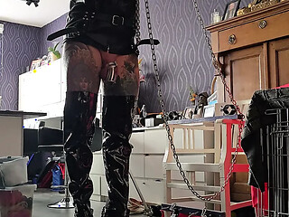 Fitness time for hubby slave