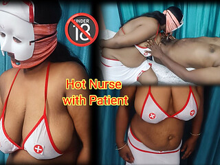 Hot Chubby Huge Boobs Nurse Fucked by Patient in the Hospital- Tamil Audio with Moaning