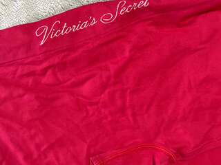 Cum on wife's panties 4