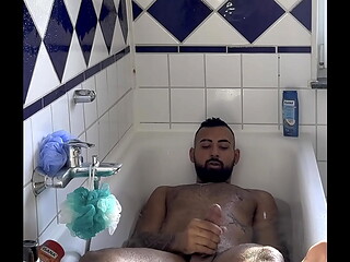 I ACCIDENTALLY CAME IN MY OWN MOUTH IN THE BATHTUB TRAILER